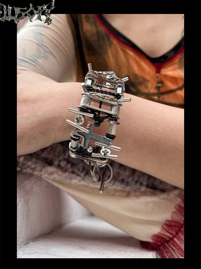Handmade Hardcore Punk Bracelet【s0000018889】