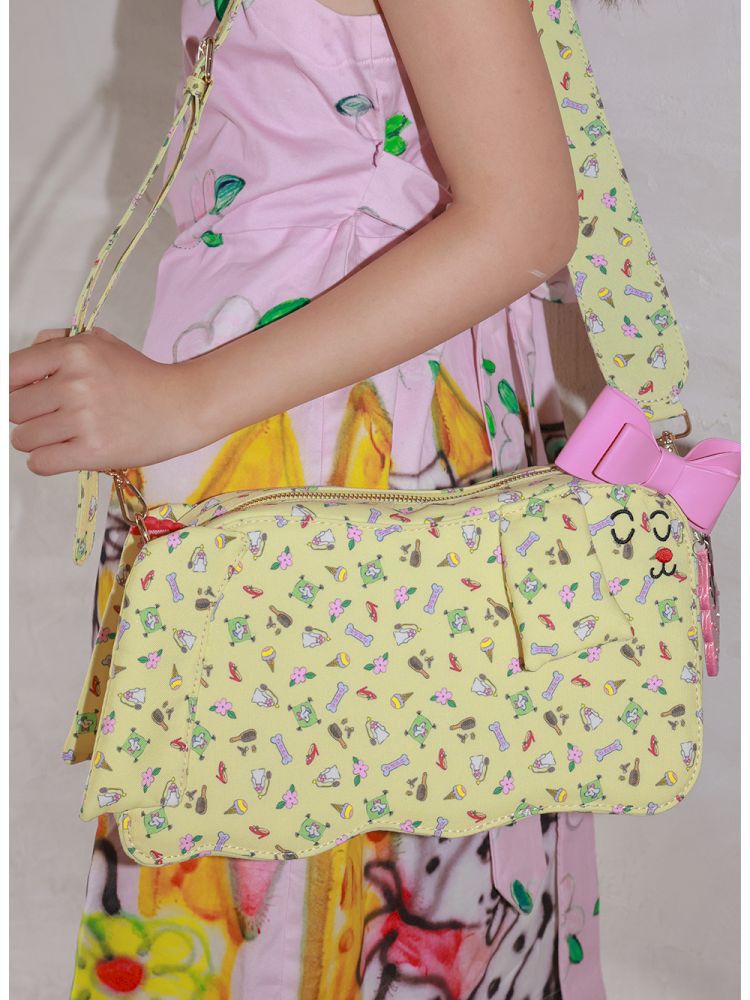 Bow Puppy Shoulder Crossbody Acrylic Bag【s0000013345】