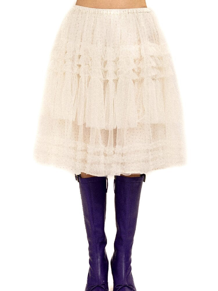 Floral Light Mesh Lace Skirt【s0000016432】