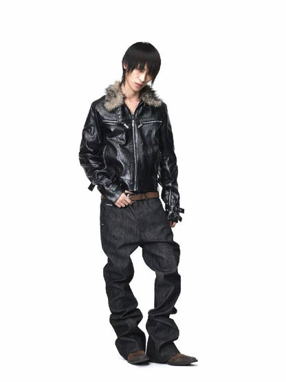 Raw Denim Bootcut Stacking Jeans【s0000018204】