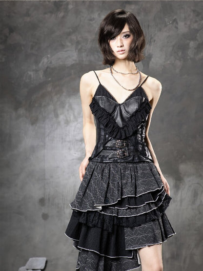 Splicing Fake Two Suspender Bandeau【s0000015953】