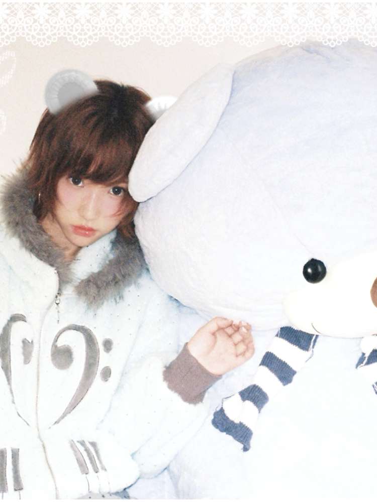 Mint Green Cotton Star Plush Hooded Jacket【s0000014693】