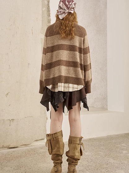 Relaxed-Fit Long-Sleeve Knit Cardigan【s0000014062】