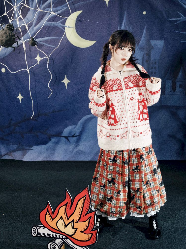 Cat Ears Devil's Tail Cardigan【s0000011559】