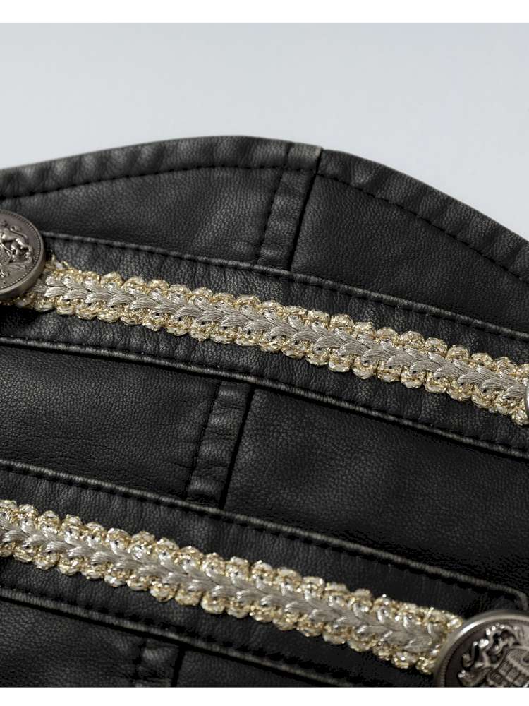 Double-breasted belted waist belt【s0000014464】