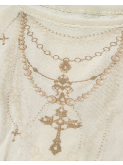 Baroque Wings Embroidered Slim Shirt【s0000015939】