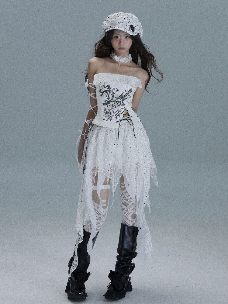 Irregular Splicing Broken Skirt【s0000016716】