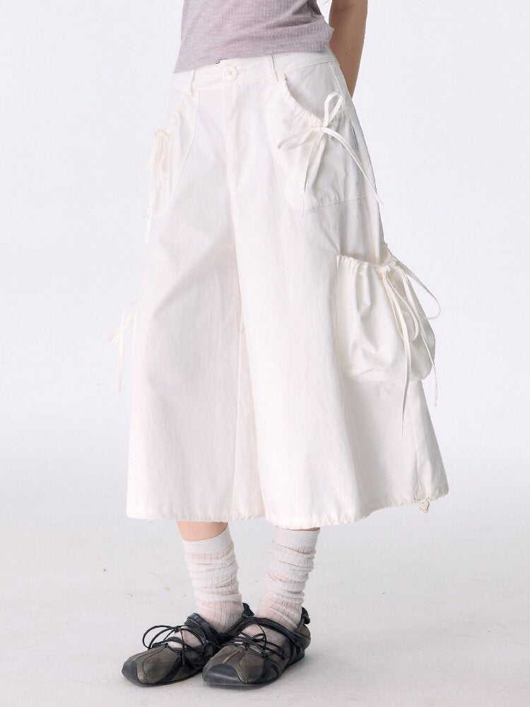 Multi-Pocket Wide-Leg Casual Pants【s0000017672】
