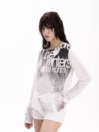 Lyocell Off-Shoulder Long Sleeve【s0000018293】