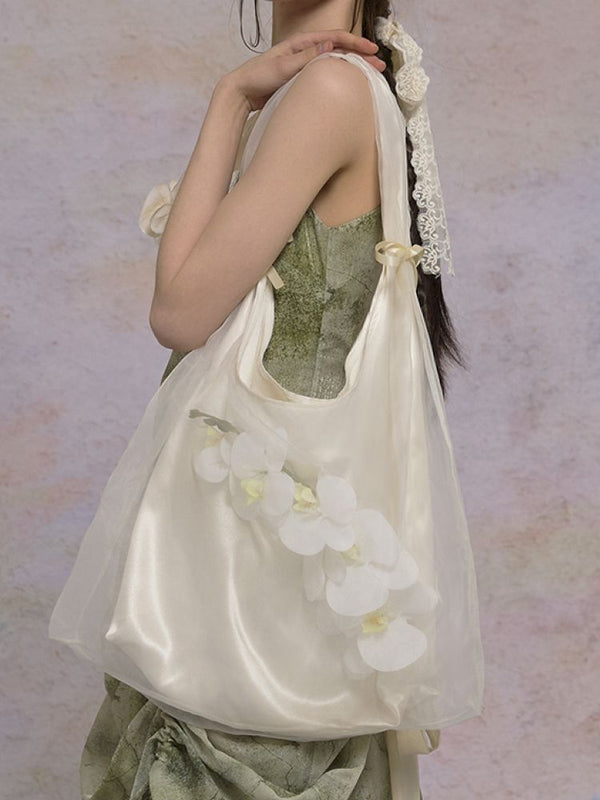 Butterfly Orchid Organza Bag【s0000013592】