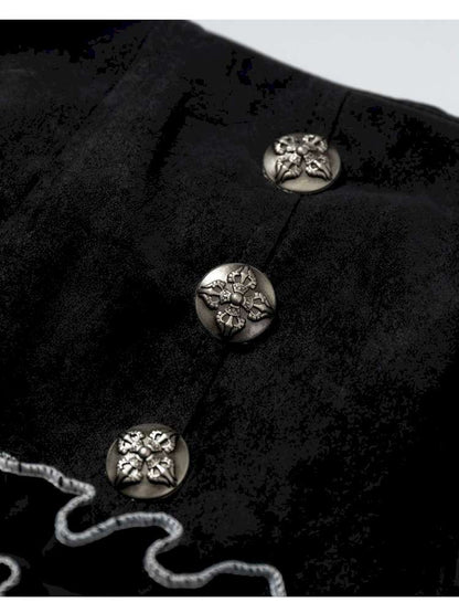 Patchwork Gathered A-Line Skirt【s0000014461】