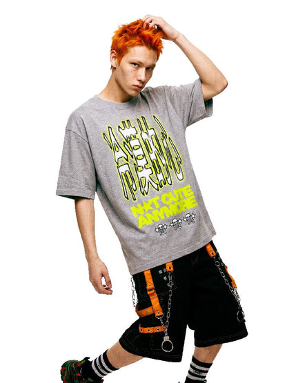 Cold Heart Slogan Loose T Shirt【s0000017113】