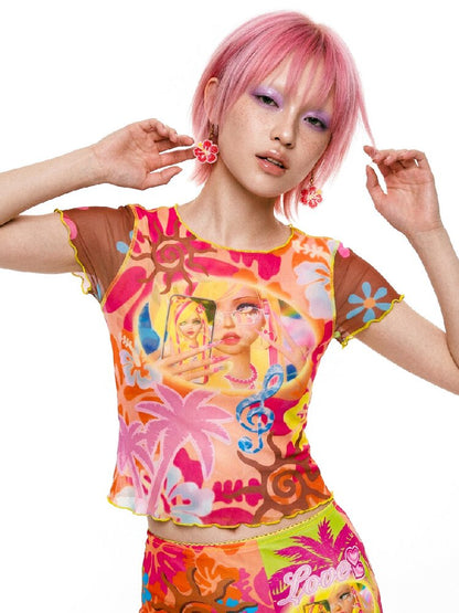 Summer Island Fitted Mermaid Dress【s0000017517】