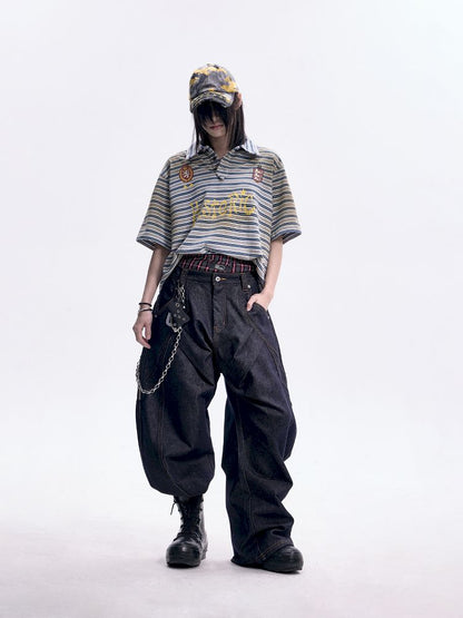 Resin Button POLO Collar T-shirt【s0000012096】