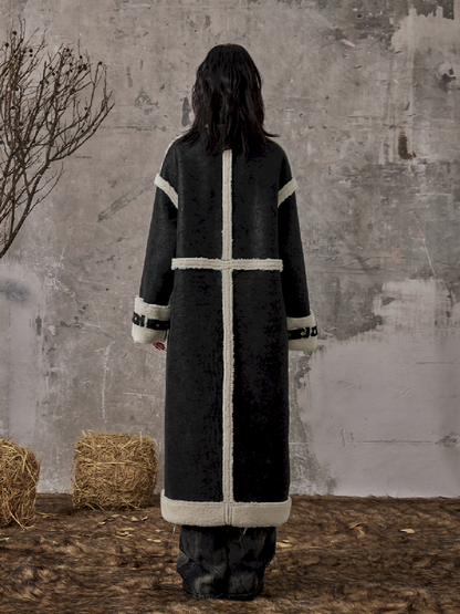 LONG LAMB WOOL FUR COAT [S0000010976]