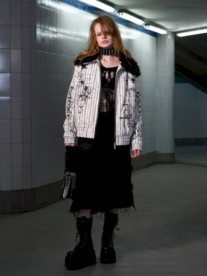 Fur Collar Thick Fleece Jacket【s0000014421】