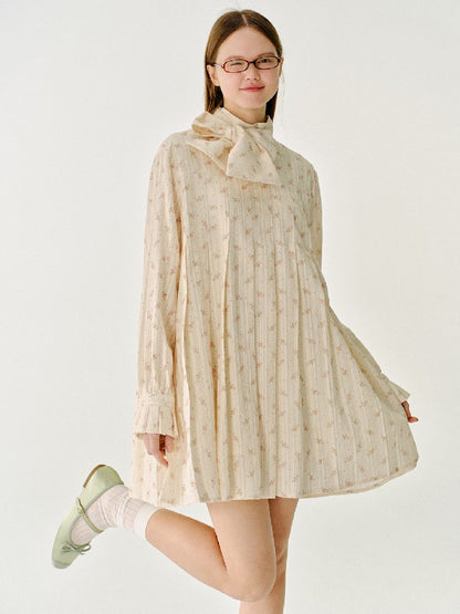 Floral Long Sleeve Dress【s0000011970】