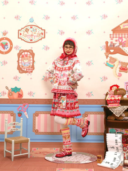 Pink Rabbit Mink Fur Lace Hat【s0000015578】