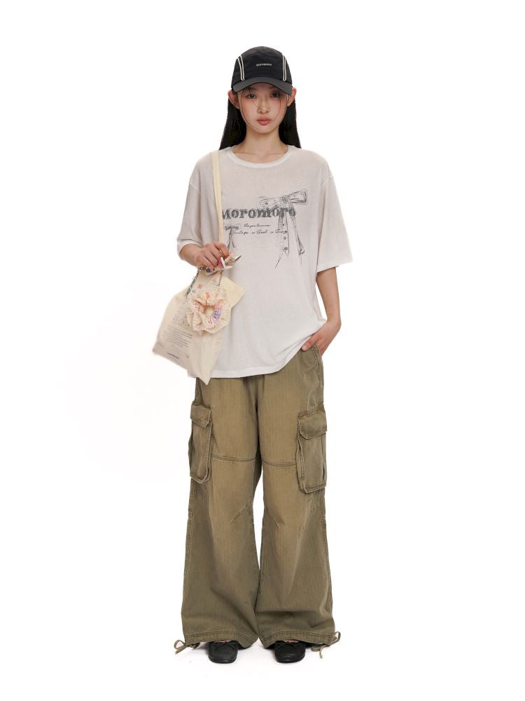 Loose Casual Short Sleeve Tops【s0000012503】