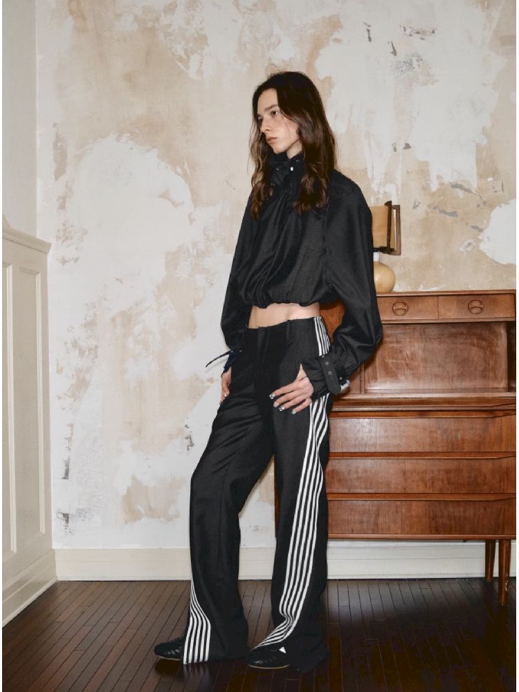 Patchwork Straight Suit Pants【s0000011608】