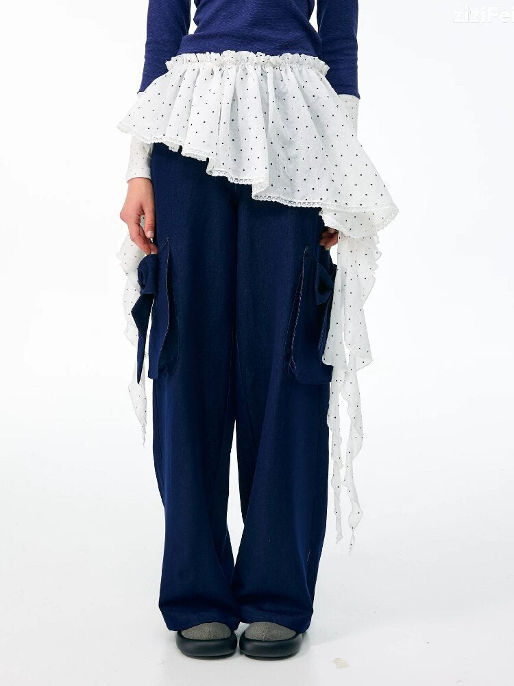 Polka Dot Design Layered One Piece【s0000017872】