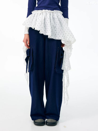 Polka Dot Design Layered One Piece【s0000017872】