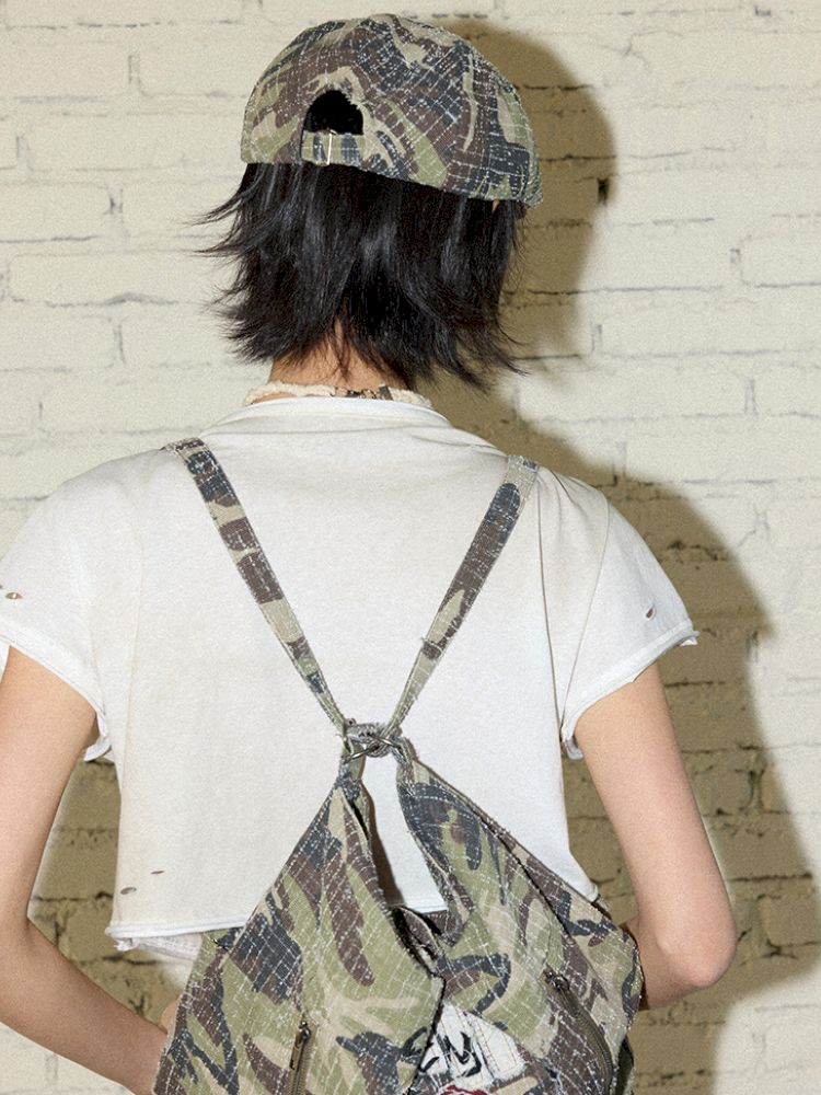 Camouflage Patch Forward Hat Sunscreen Hat【s0000012419】