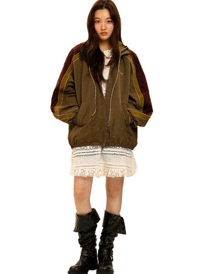 Color Block Sports Jacket Set【s0000017927】