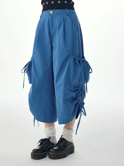 Lazy Summer Drawstring Casual Pants【s0000017263】