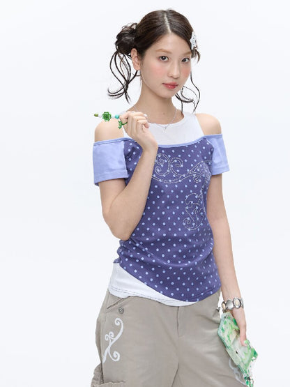 Asian Short Sleeve Two Piece T-Shirt【s0000016404】