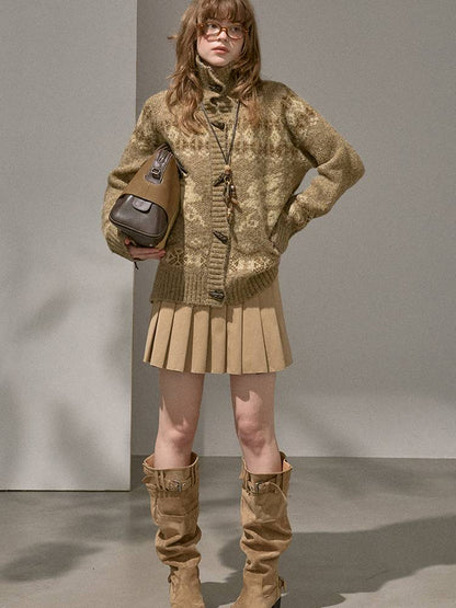 Loose Warm Cardigan Sweater【s0000014380】