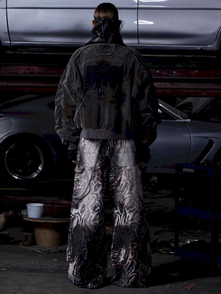 Distressed Corduroy Racing Jacket【s0000015170】