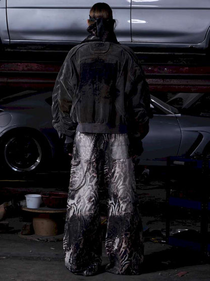 Distressed Corduroy Racing Jacket【s0000015170】