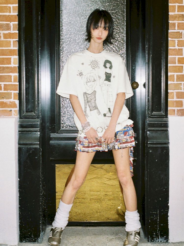 Manga Full Print Cake Dress【s0000012420】