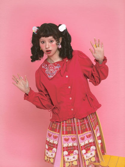 Vintage Versatile Shirt Blouse【s0000011172】