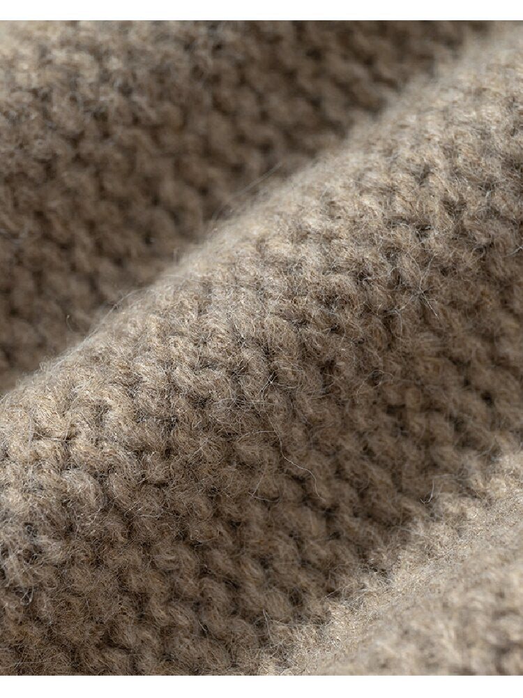 Twisted Knit Wool Cape Jacket【s0000019160】