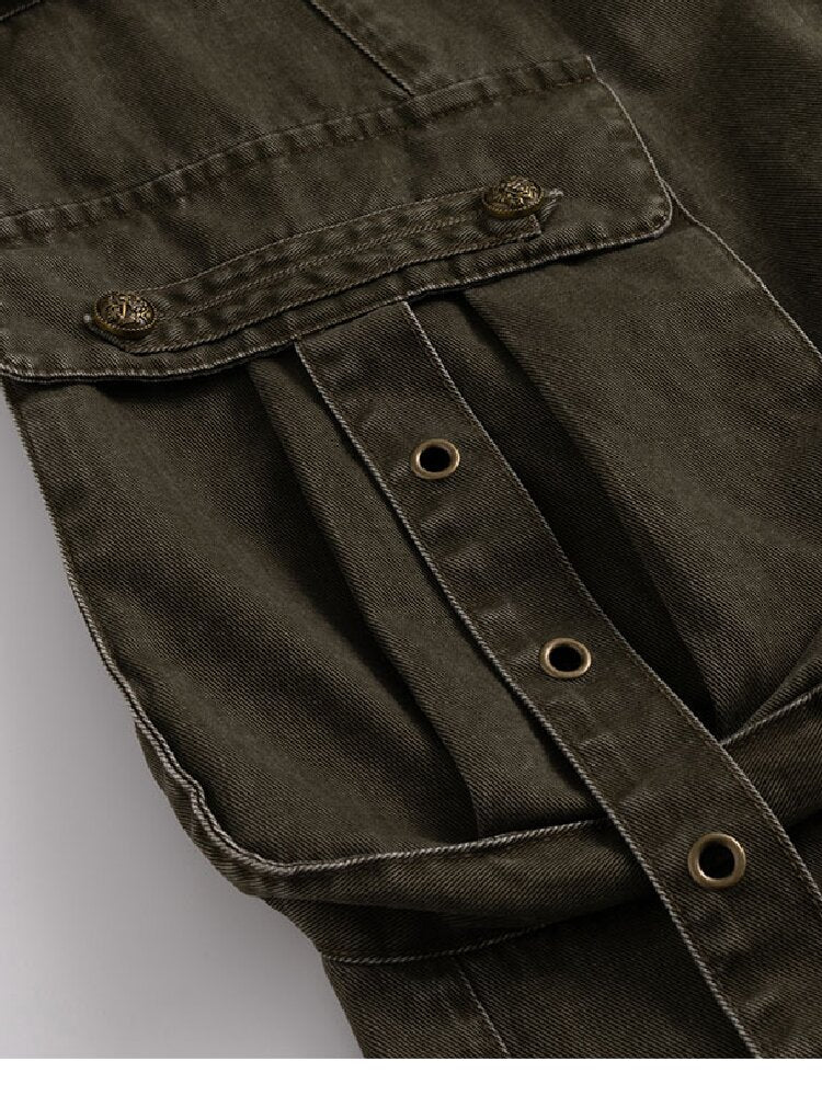 Double Waist Distressed Workwear【s0000017855】