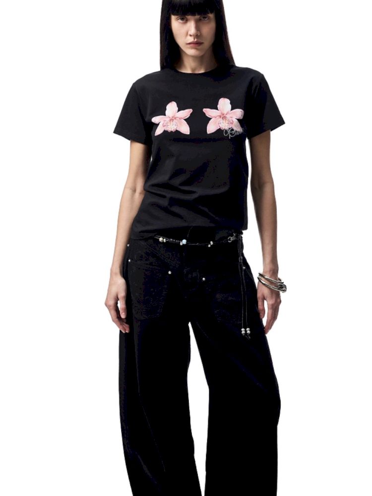 Printed Loose Short Sleeve T-Shirt【s0000012402】