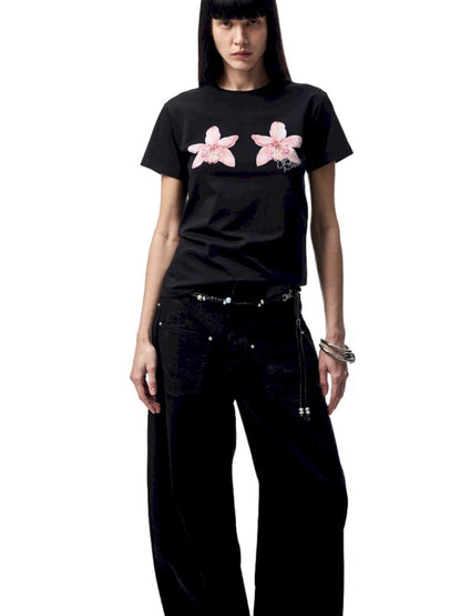 Printed Loose Short Sleeve T-Shirt【s0000012402】