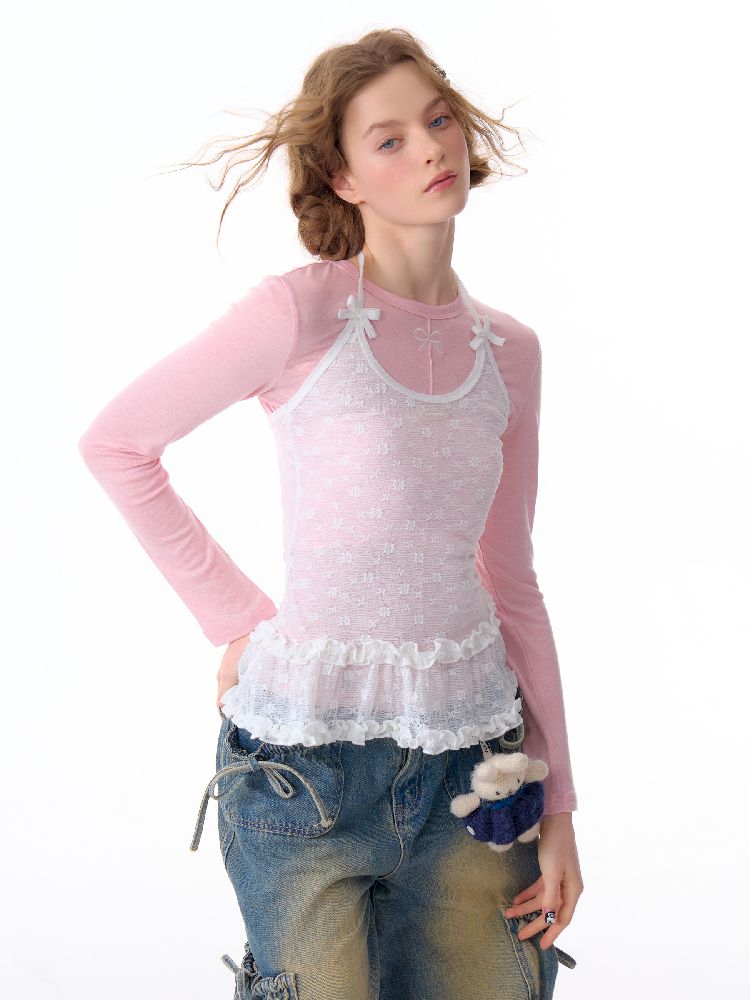 Hollow Hanging Neck Vest Camisole【s0000011677】