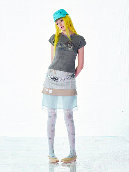 Ostrich Style PU Leather Belt【s0000017539】