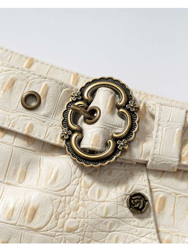 Heavy Work Irregular Piece Culottes【s0000014654】