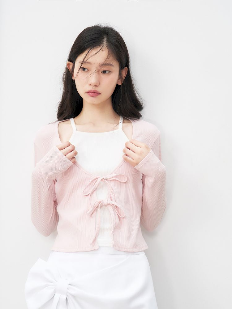 Fake Two Pieces Knit Sweater【s0000011961】