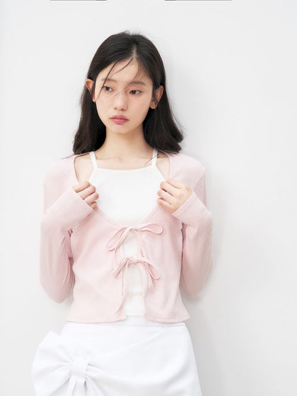 Fake Two Pieces Knit Sweater【s0000011961】