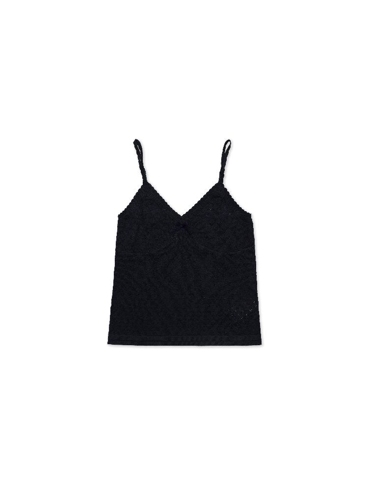 Breathable Lace Knit Top Skirt Set【s0000017442】