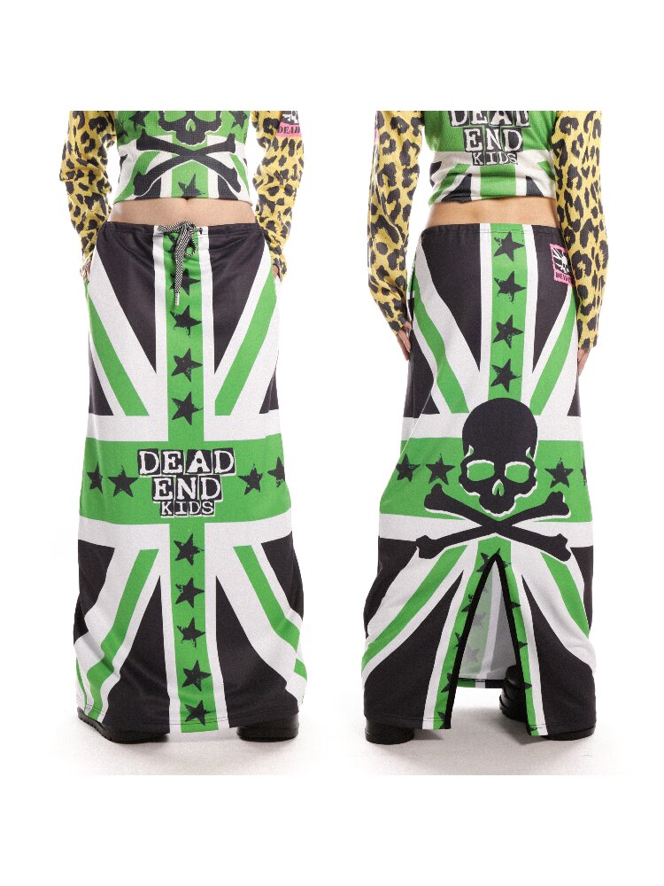 DeadEndKids Retro Print Long Skirt【s0000019126】