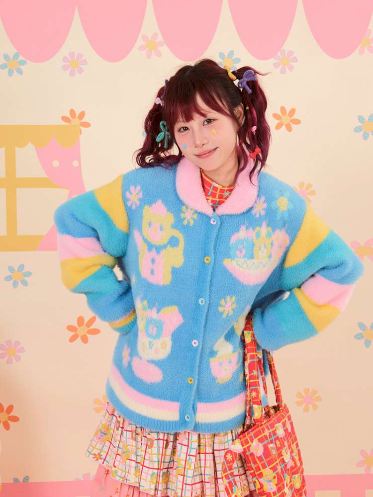 Showa Sweets House Mink Knit Cardigan【s0000015166】