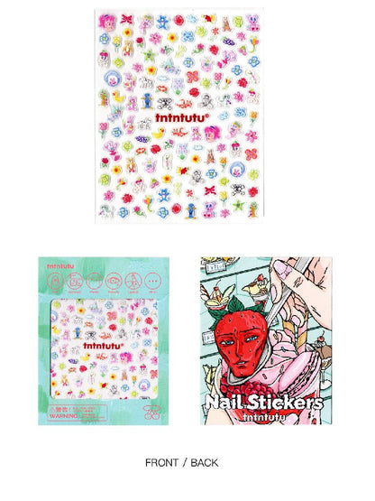 Millennium Flower Y2K Nail Art Sticker【s0000018366】