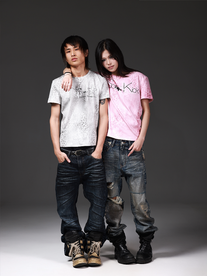 Millennium Silver Foil Leopard Tee【s0000018262】