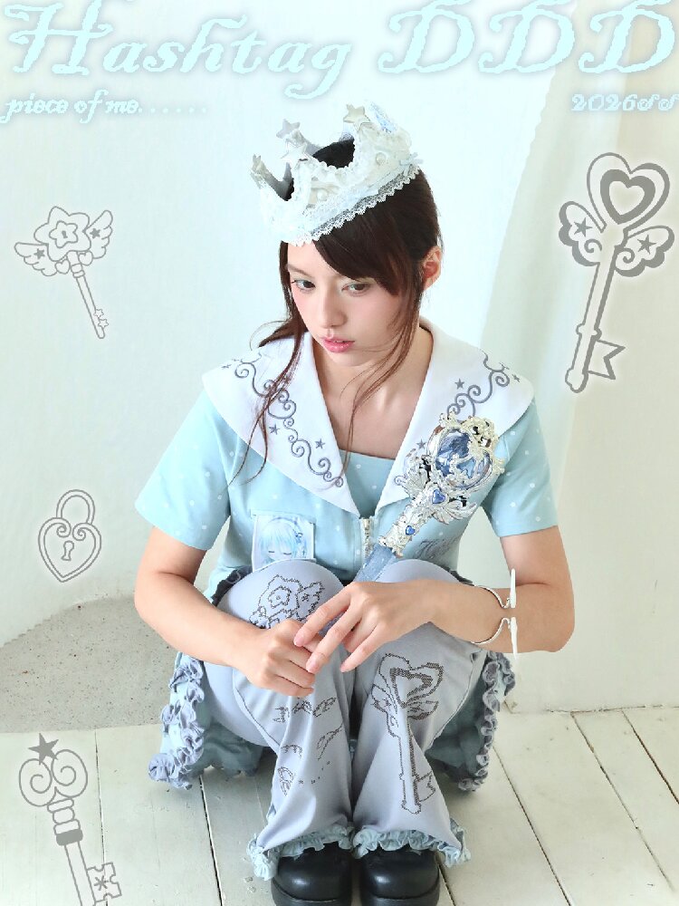 Quirky Girl Fake Two Pieces Cake Skirt Pants【s0000017472】
